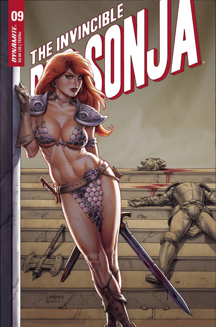 The Invincible Red Sonja #9 (Linsner Cover)