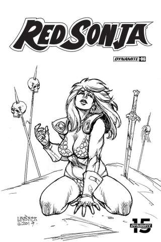 Red Sonja #6 (30 Copy Linsner B&W Cover)