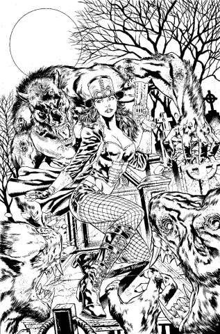 Van Helsing vs. The Werewolf #4 (Vitorino Cover)