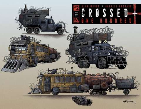 Crossed + One Hundred #2 (Design Sketch Cover)