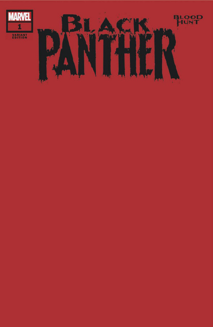 Black Panther: Blood Hunt #1 (Blood Red Blank Cover)