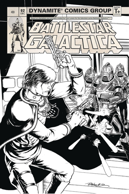 Battlestar Galactica Classic #2 (20 Copy HDR B&W Cover)