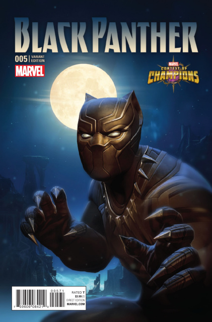 Black Panther #5 (Kabam Contest Of Champions Game Cover)