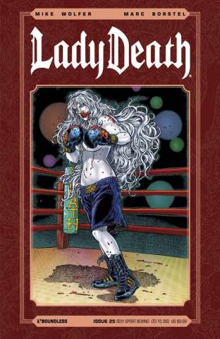 Lady Death #25 (Sexy Sport Boxing Cover)