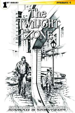 The Twilight Zone: Shadow & Substance #1 (20 Copy Lau B&W Cover)