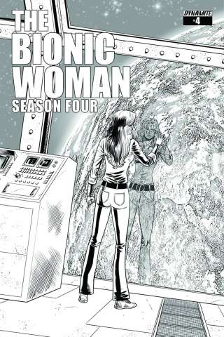 The Bionic Woman, Season Four #4 (15 Copy Cabrera B&W Cover)