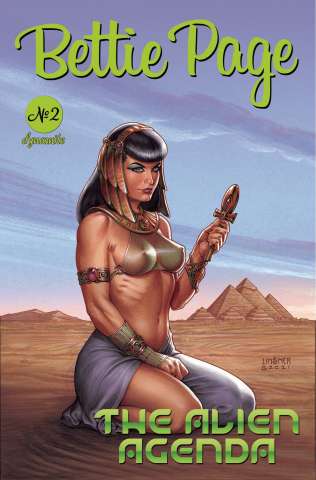 Bettie Page: The Alien Agenda #2 (Linsner Cover)