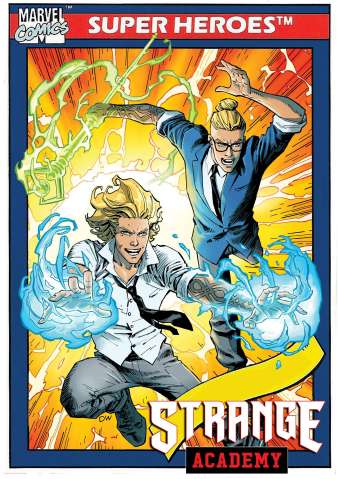 Strange Academy: Finals #5 (Weaver Trading Card Cover)