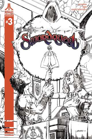 Swordquest #3 (10 Copy Perez B&W Cover)