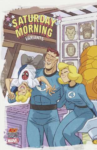 Fantastic Four #25 (Galloway Saturday Morning Connect Cover)