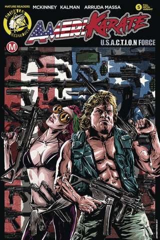 Amerikarate #5 (Petrie Action Cover)