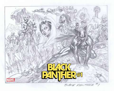 Black Panther #1 (Alex Ross Sketch 2nd Printing)