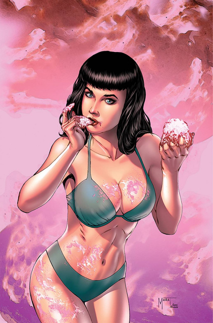 Bettie Page and The Curse of the Banshee #5 (Mychaels Virgin Cover)