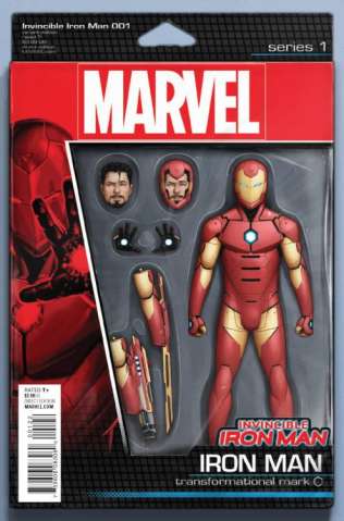 Invincible Iron Man #1 (Action Figure Cover)