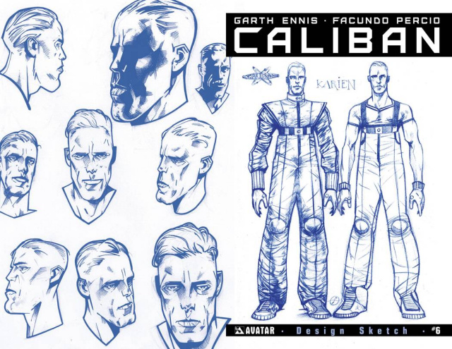 Caliban #6 (Design Sketch Cover)
