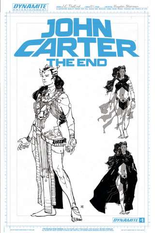 John Carter: The End #1 (10 Copy Sherman Art Board Cover)