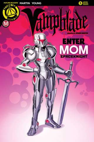 Vampblade #5 (MOM Spaceknight Cover)