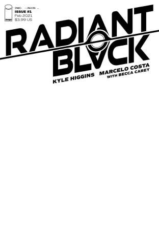 Radiant Black #1 (Blank Cover)