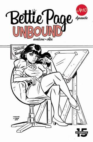 Bettie Page: Unbound #10 (11 Copy Marques B&W Cover)