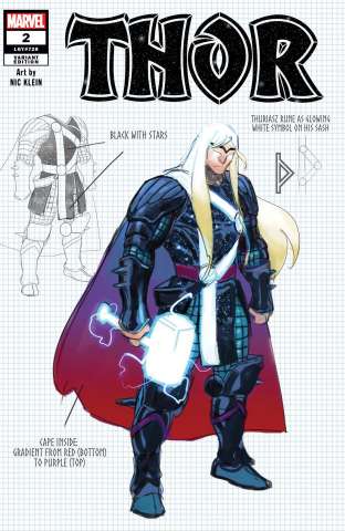 Thor #2 (Klein Design Cover)