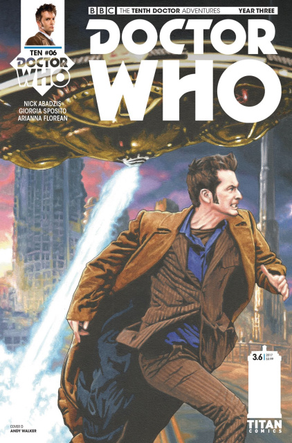 Doctor Who: New Adventures with the Tenth Doctor, Year Three #6 (Walker Cover)