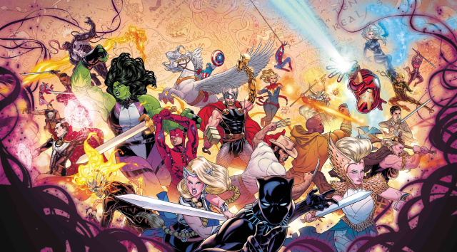 The War of the Realms #1 (Dauterman Wraparound Gatefold Young Guns Cover)