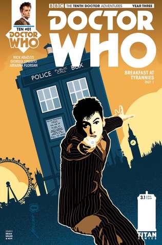 Doctor Who: New Adventures with the Tenth Doctor, Year Three #1 (Miller Cover)