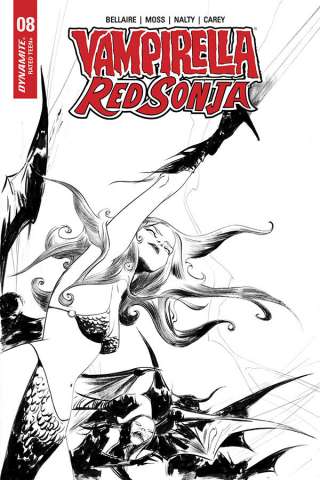 Vampirella / Red Sonja #8 (21 Copy Lee B&W Cover)