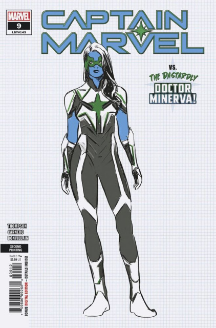 Captain Marvel #9 (Carnero 2nd Printing)