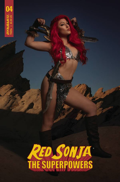 Red Sonja: The Superpowers #4 (Hollon Cosplay Cover)