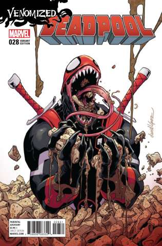 Deadpool #28 (Lopez Venomized Cover)