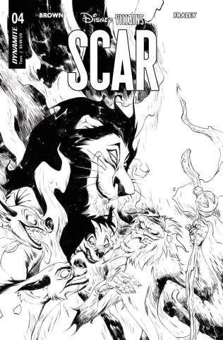 Disney Villains: Scar #4 (7 Copy Lee B&W Cover)
