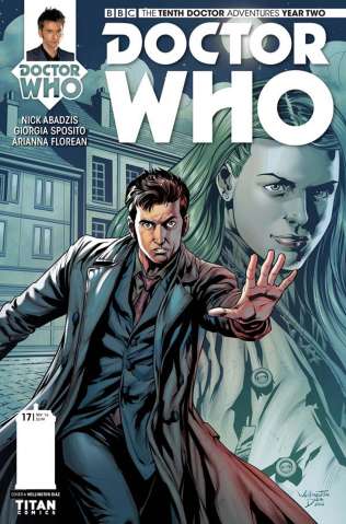 Doctor Who: New Adventures with the Tenth Doctor, Year Two #17 (Diaz Cover)