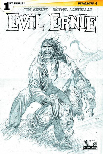 Evil Ernie #3 (20 Copy Syaf B&W Cover)