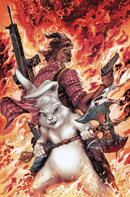 Man Goat & The Bunnyman: Beware the Pigman #3 (Mike Krome Cover)