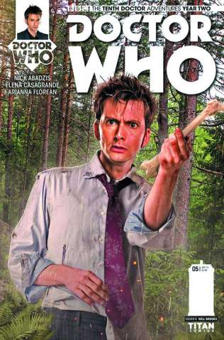 Doctor Who: New Adventures with the Tenth Doctor, Year Two #5 (Brooks Subscription Photo Cover)