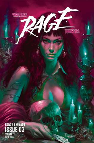 Vampirella / Dracula: Rage #3 (Parrillo Ultraviolet Cover)