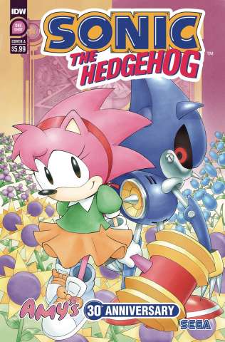 Sonic the Hedgehog: Amy's 30th Anniversary #1 (Hammerstrom Cover)