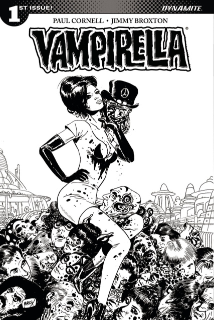 Vampirella #1 (10 Copy Broxton B&W Cover)
