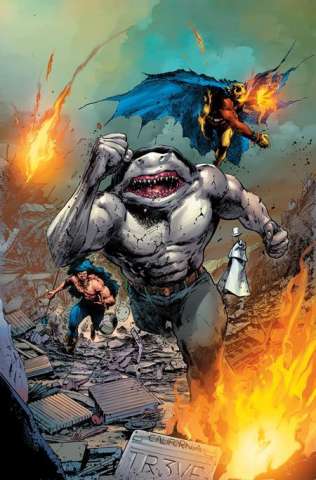 Suicide Squad: King Shark #4 (Trevor Hairsine Cover)