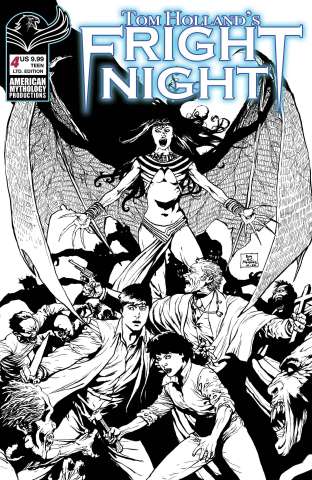 Fright Night #4 (Virgin B&W Cover)