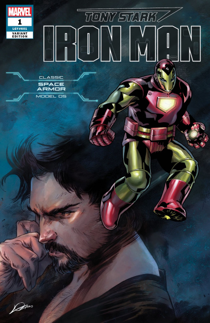 Tony Stark: Iron Man #1 (Space Armor Cover)