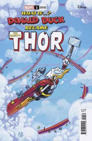 What If...? Donald Duck Became Thor #1 (Skottie Young Cover)