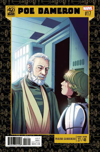 Star Wars: Poe Dameron #17 (Ganucheau Star Wars 40th Anniversary Cover)