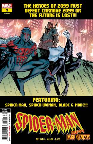 Spider-Man 2099: Dark Genesis #3 (Mason 2nd Printing)