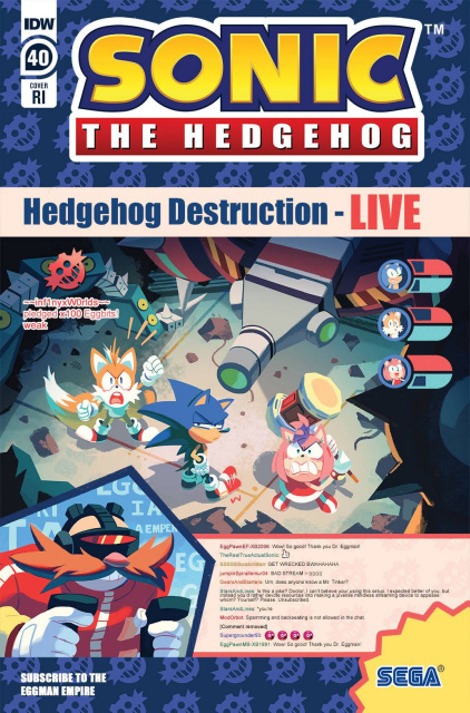 Sonic the Hedgehog #40 (10 Copy Fourdraine Cover)