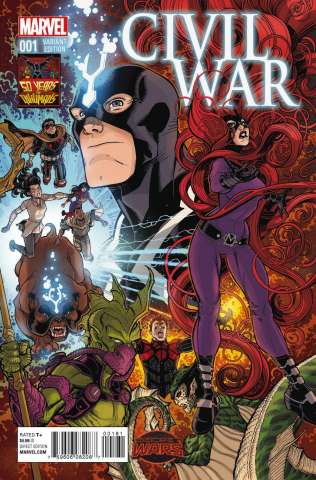 Civil War #1 (Inhumans 50th Anniversary Cover)