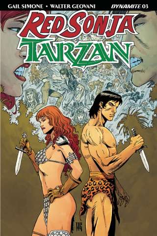 Red Sonja / Tarzan #3 (Geovani Cover)