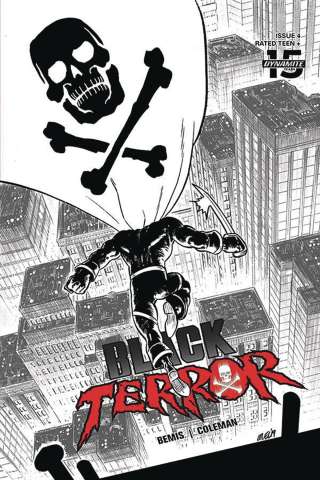 Black Terror #4 (30 Copy Level B&W Cover)