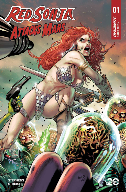 Red Sonja Attacks Mars #1 (Land Cover)